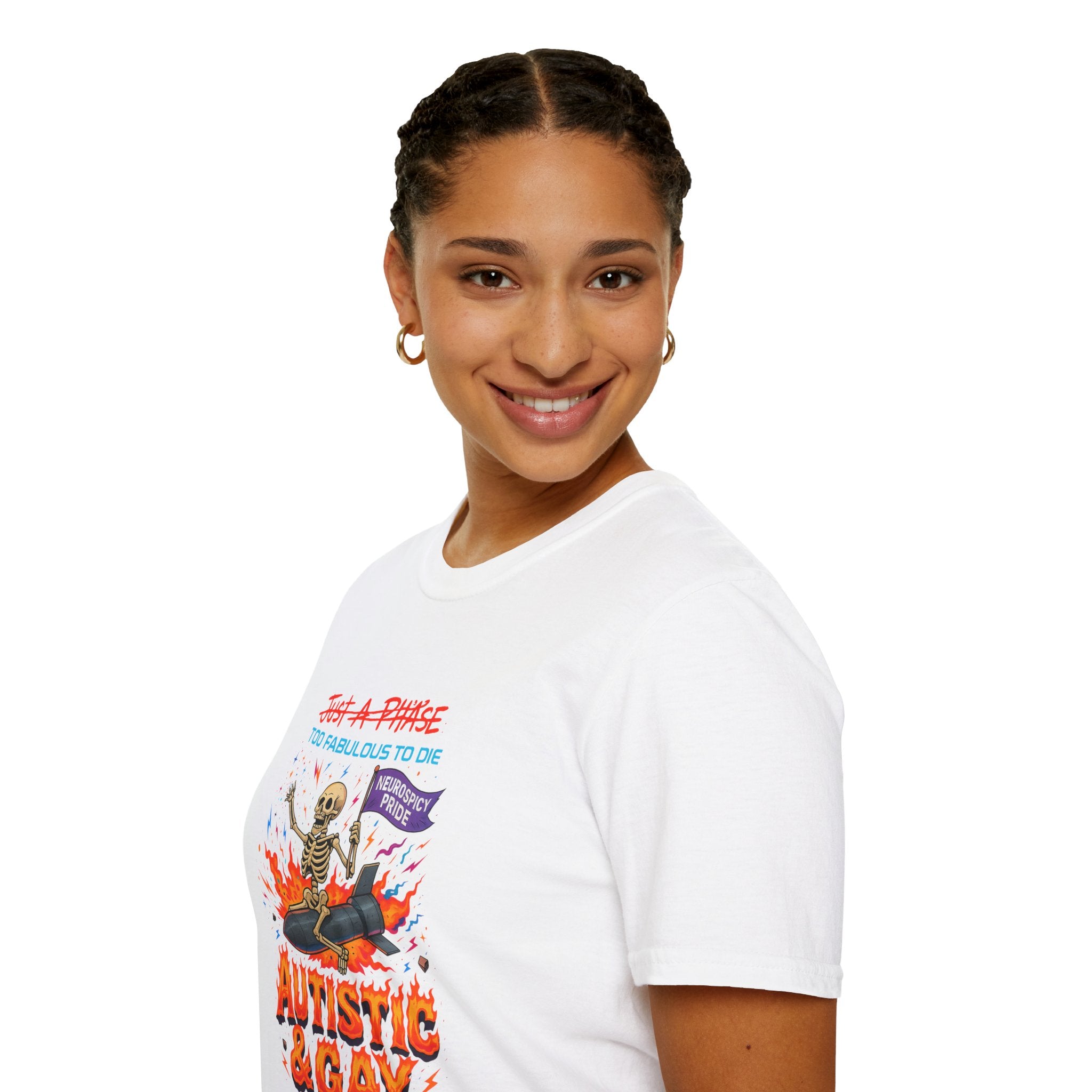 Autistic and Gay Neurospicy T-Shirt