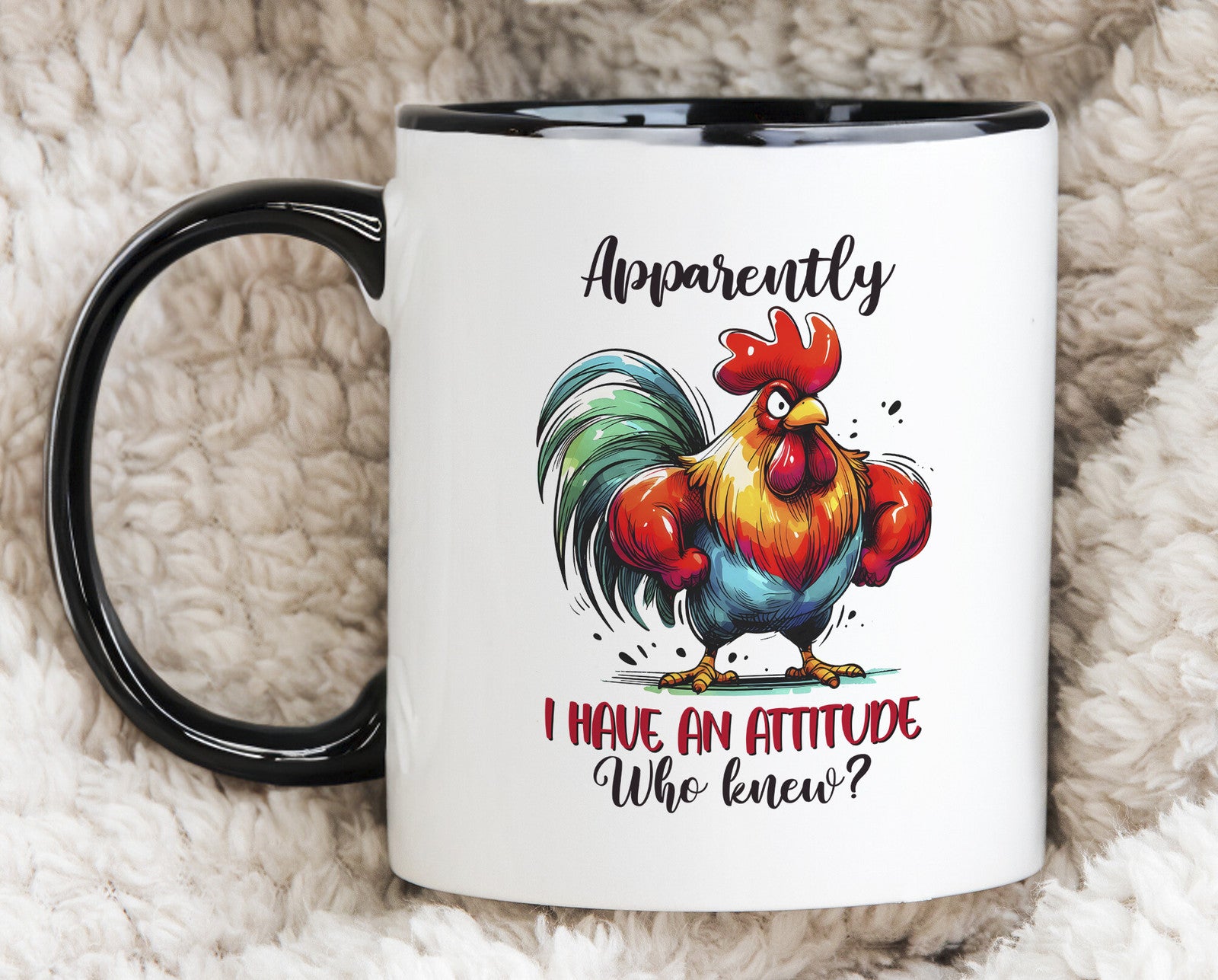 Sarcastic Mug Apparently I have an Attitude Novelty Mug Gift Coffee Cup