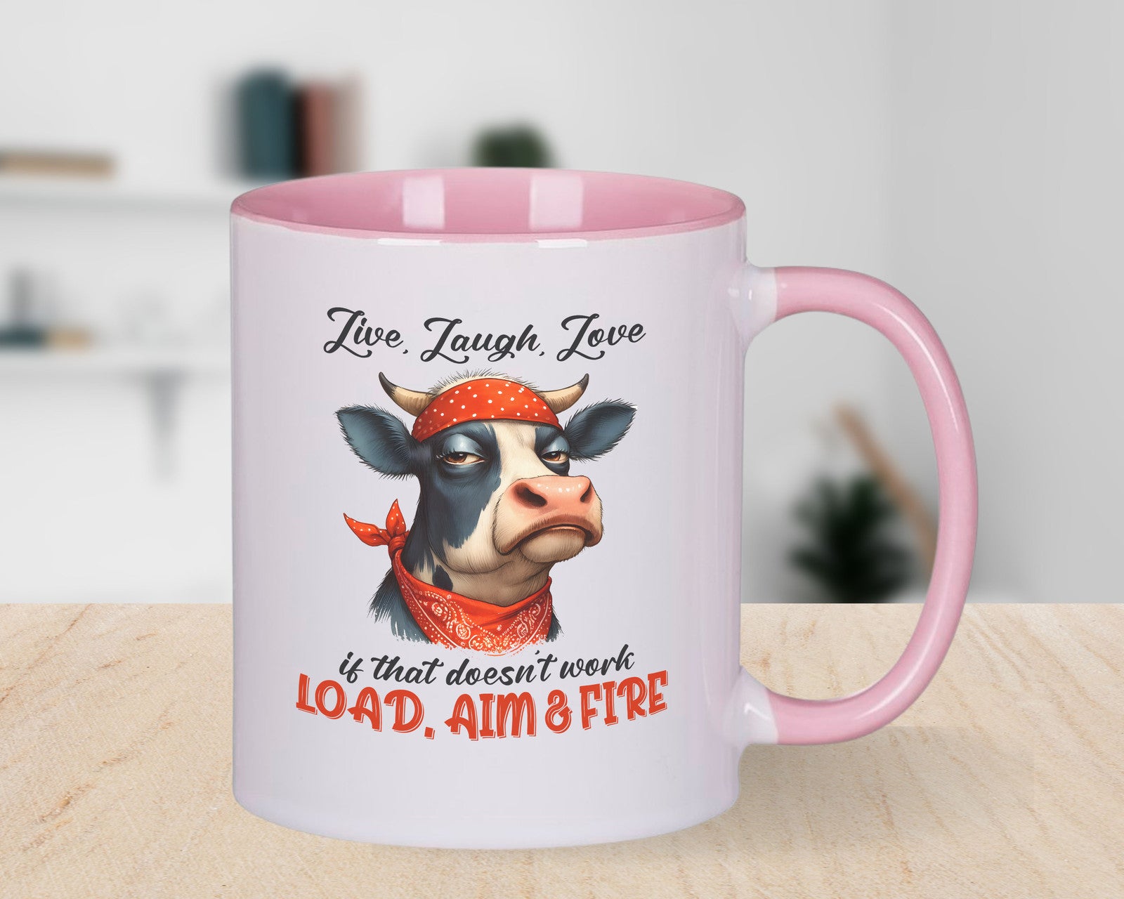 Sarcastic Mug Live Laugh Love Novelty Mug Gift Coffee Cup