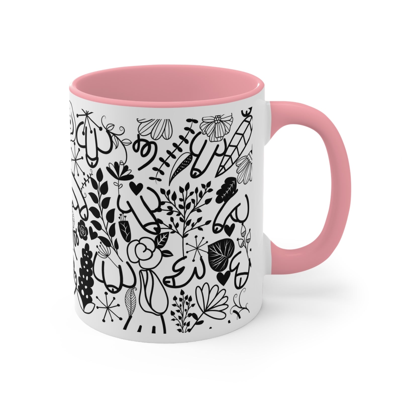 Funny Adult Humour Novelty mug penis flower Dick Pic Caffeine Cup