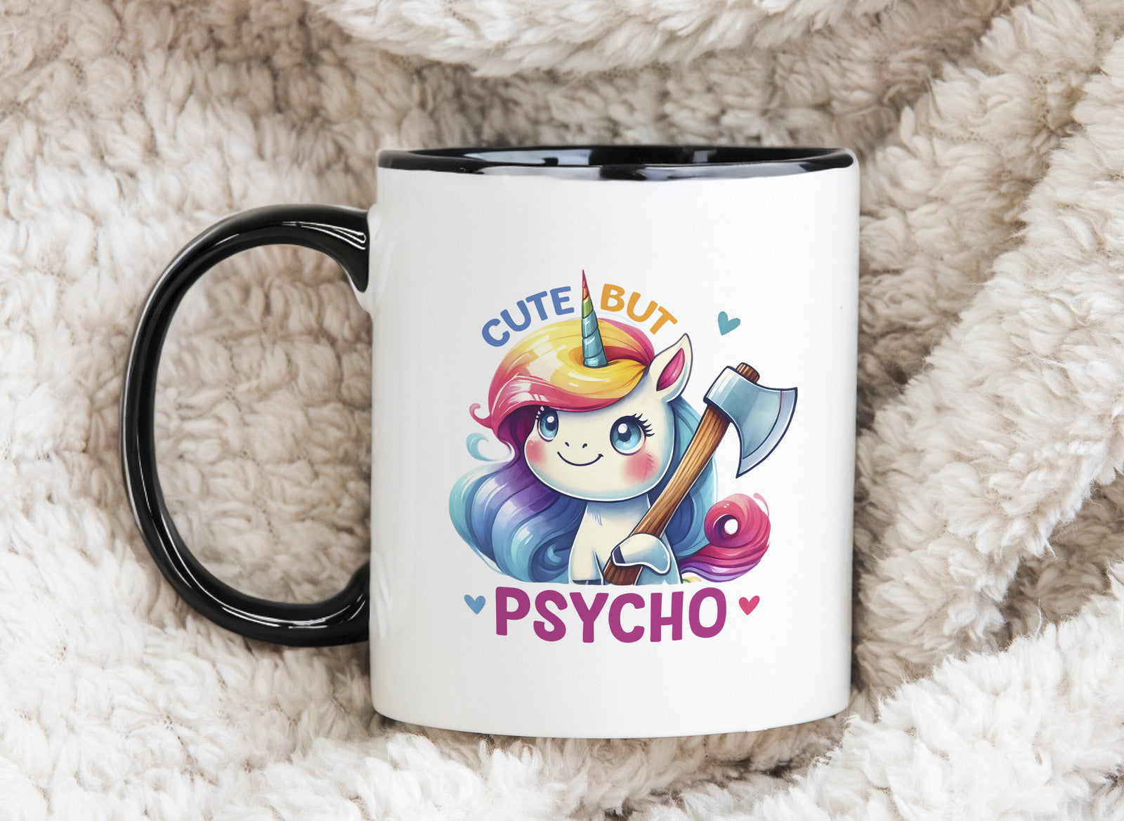 Cute but Psycho Girlfriend Novelty Mug Coffee Caffeine Cup