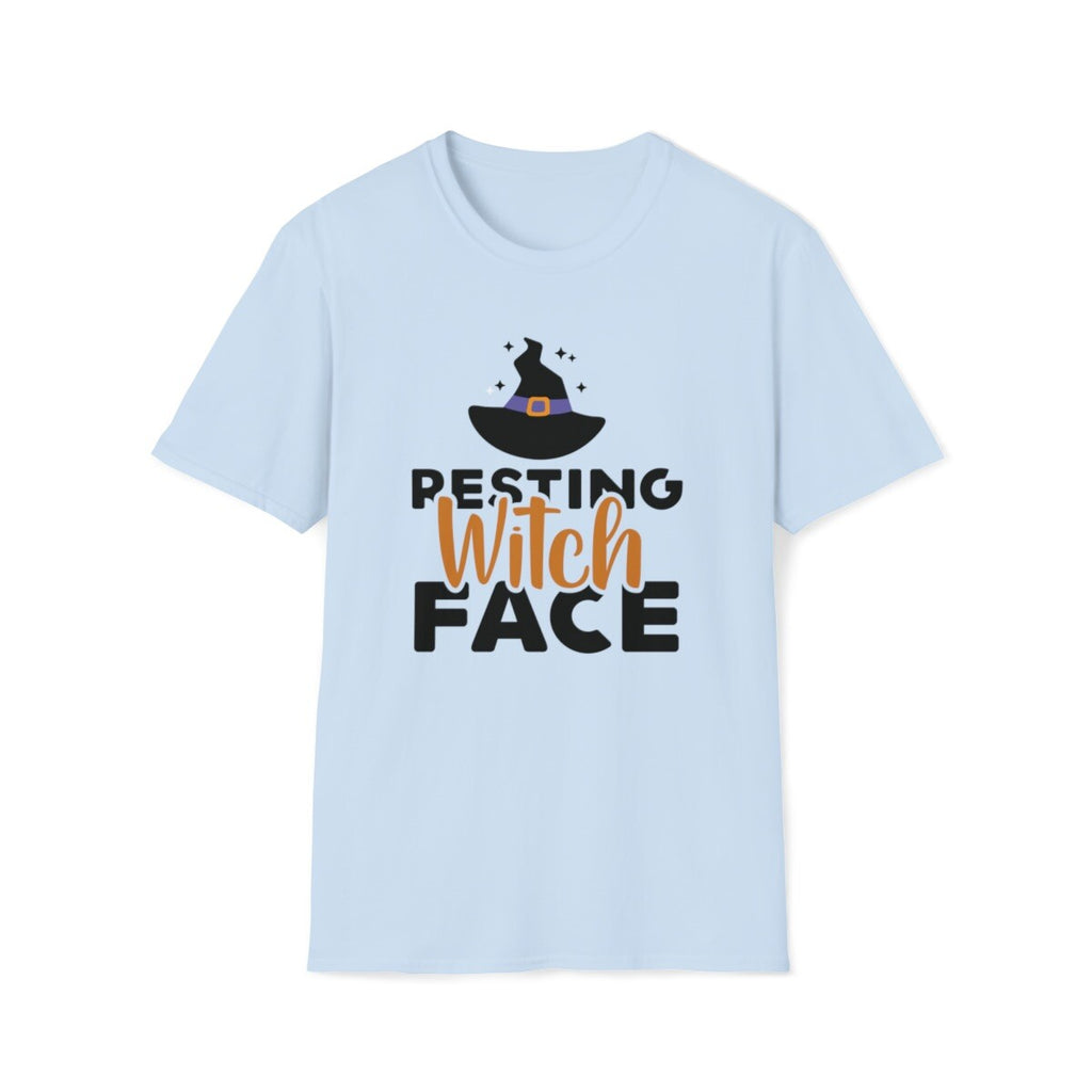Halloween Novelty t-shirt Resting Witch Face Bitch Face unisex XS-2XL