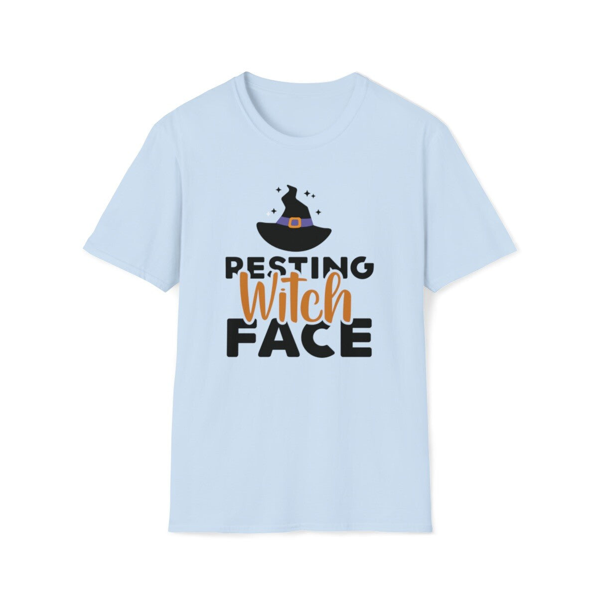 Halloween Novelty t-shirt Resting Witch Face Bitch Face unisex XS-2XL