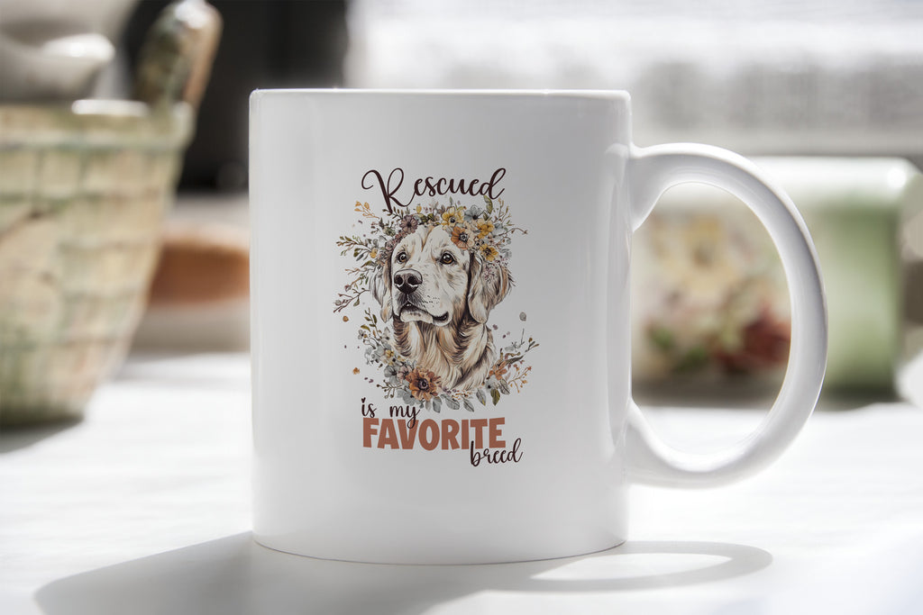 Rescue Dog Novelty Mug Gift Coffee Cup