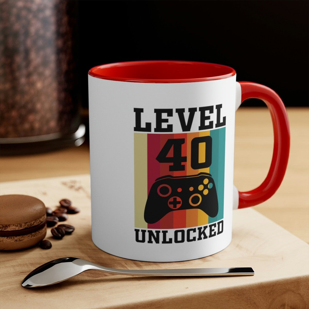 40th Birthday Novelty Mug level up 40 year old Birthday Gift