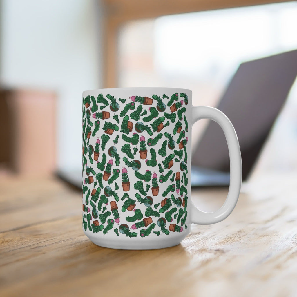Funny Adult Humour Novelty mug penis Cactus Dick Pic Caffeine Cup