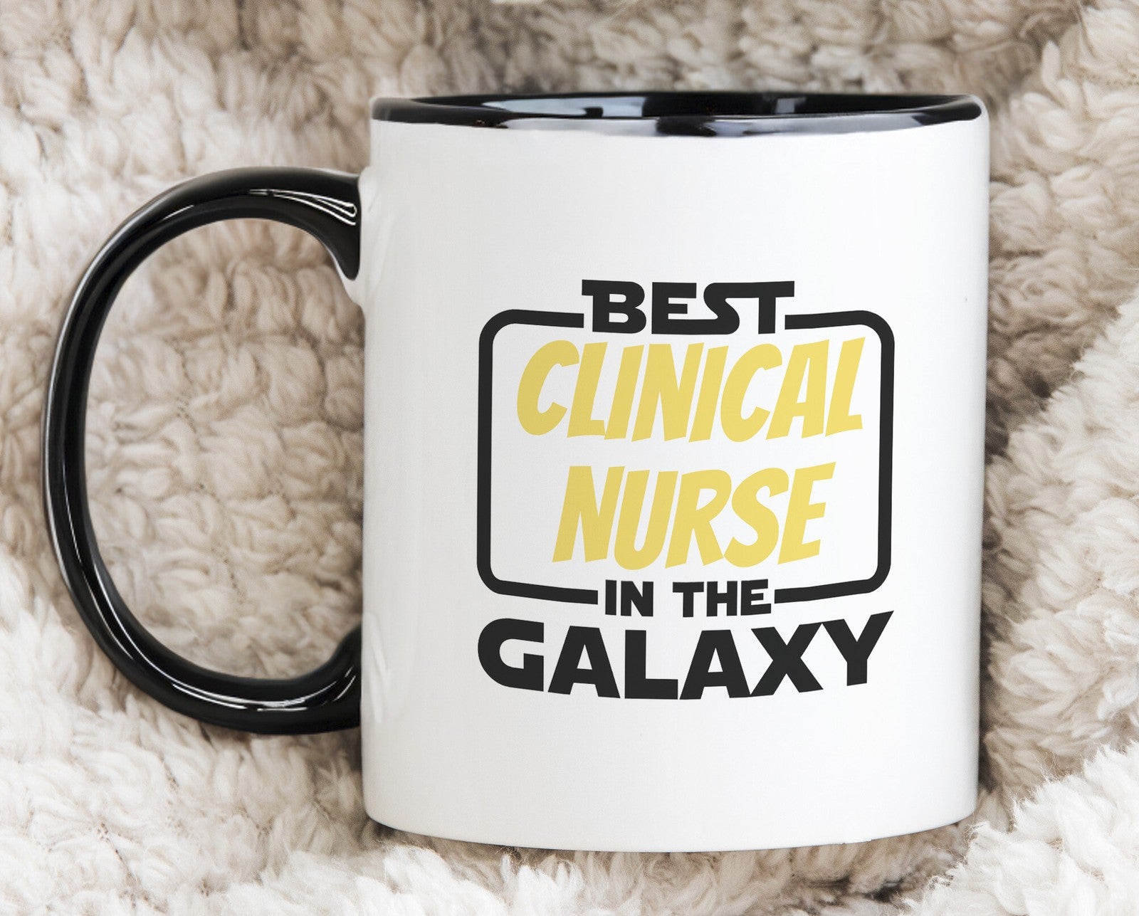 Best in the Galaxy Clinical Nurse Novelty Mug Registered Nurse Cup