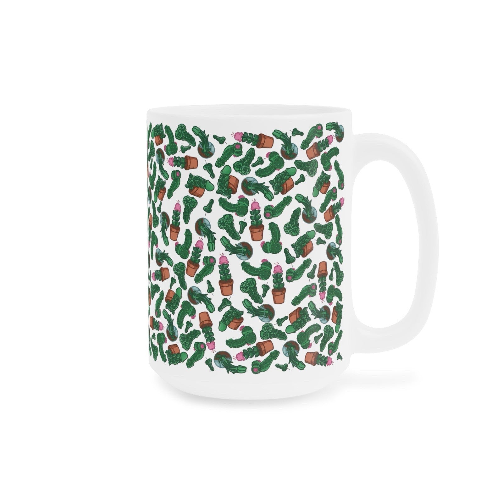 Funny Adult Humour Novelty mug penis Cactus Dick Pic Caffeine Cup
