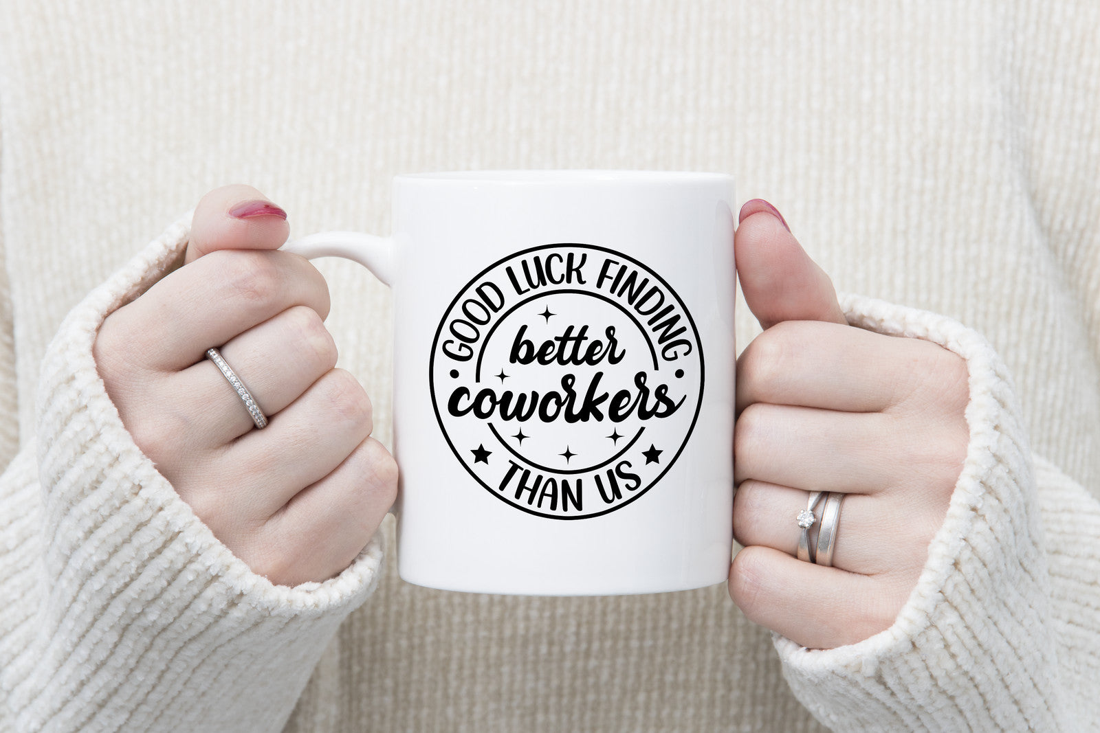 Farewell coworker novelty mug good luck finding better colleagues than us