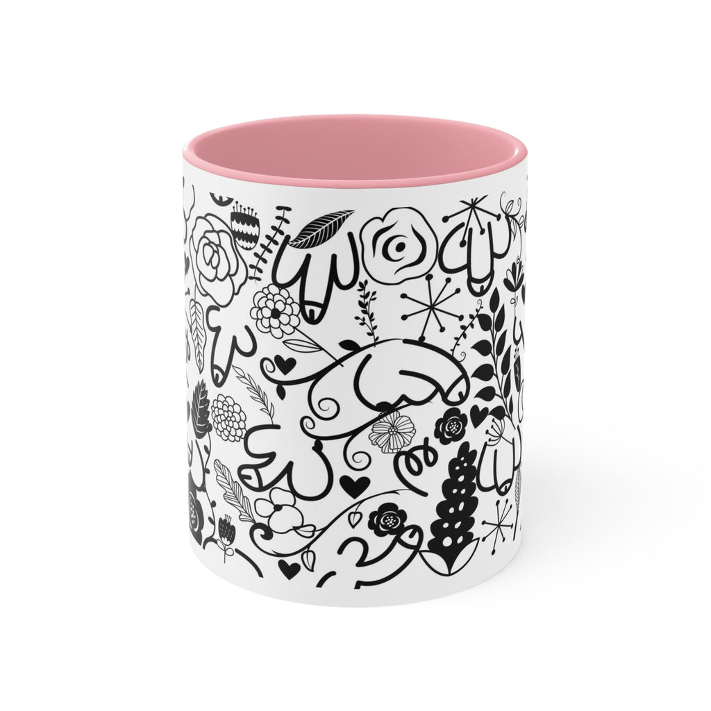 Funny Adult Humour Novelty mug penis flower Dick Pic Caffeine Cup