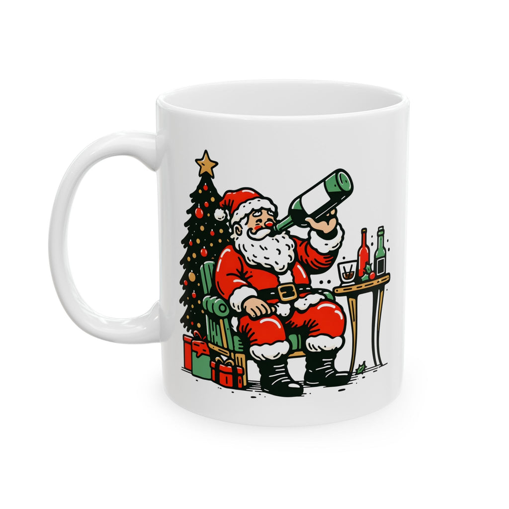 Drunk Santa funny Novelty Mug Christmas gift Coffee Cup