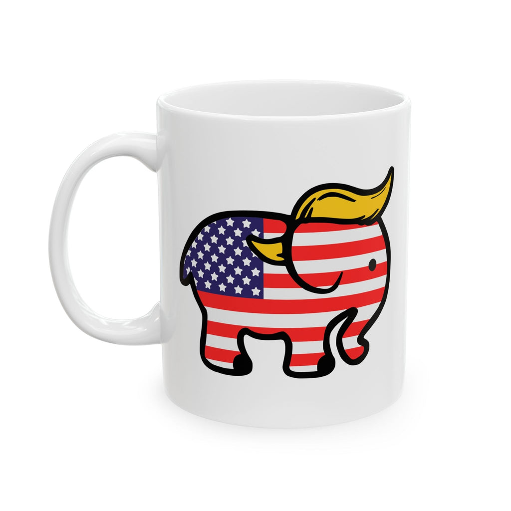 Trump Vance 2024 Republican Elephant Novelty Mug Coffee Cup
