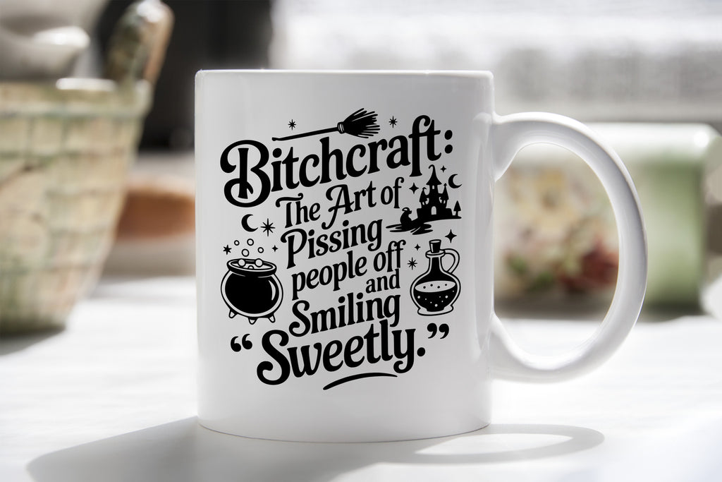 Bitchcraft Funny Novelty Mug Annoying People Coffee Cup