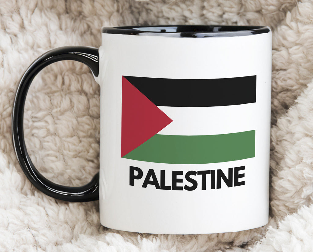 Free Palestine Flag Novelty Mug Pride Cup