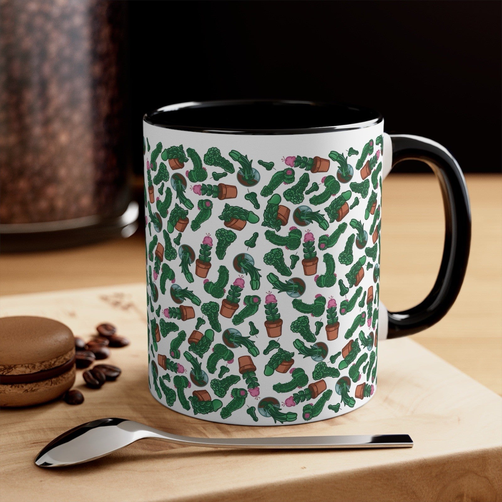 Funny Adult Humour Novelty mug penis Cactus Dick Pic Caffeine Cup