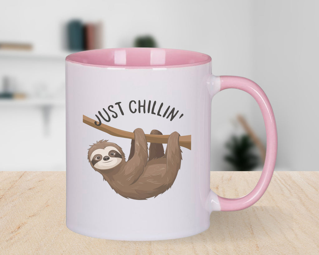 Sloth Novelty Mug Coffee Cup Just Chilling