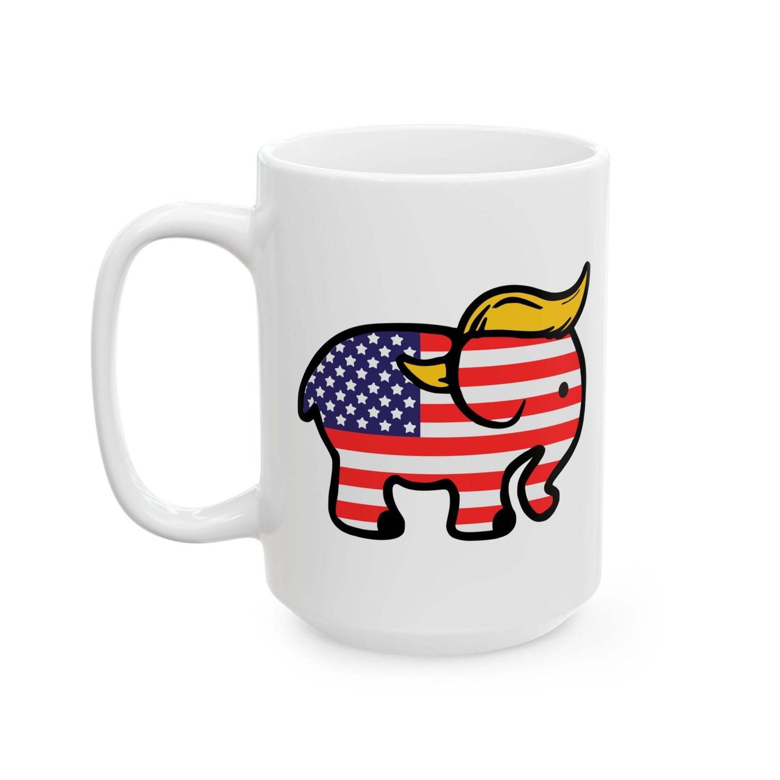 Trump Vance 2024 Republican Elephant Novelty Mug Coffee Cup