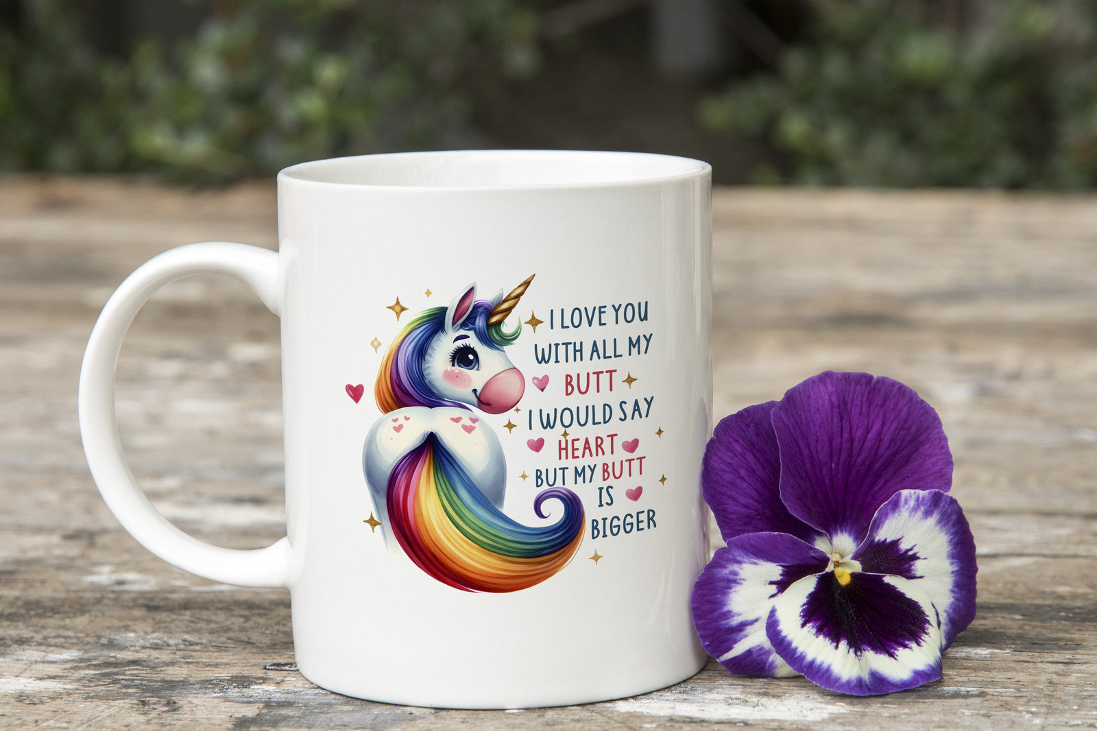 I love you with all my Butt Novelty Mug Coffee Cup