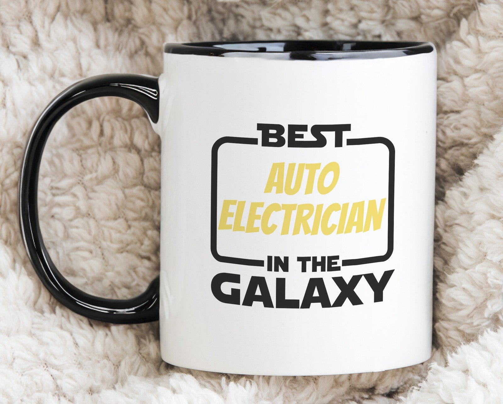 Best in the Galaxy Auto Electrician Novelty Mug Coffee Cup