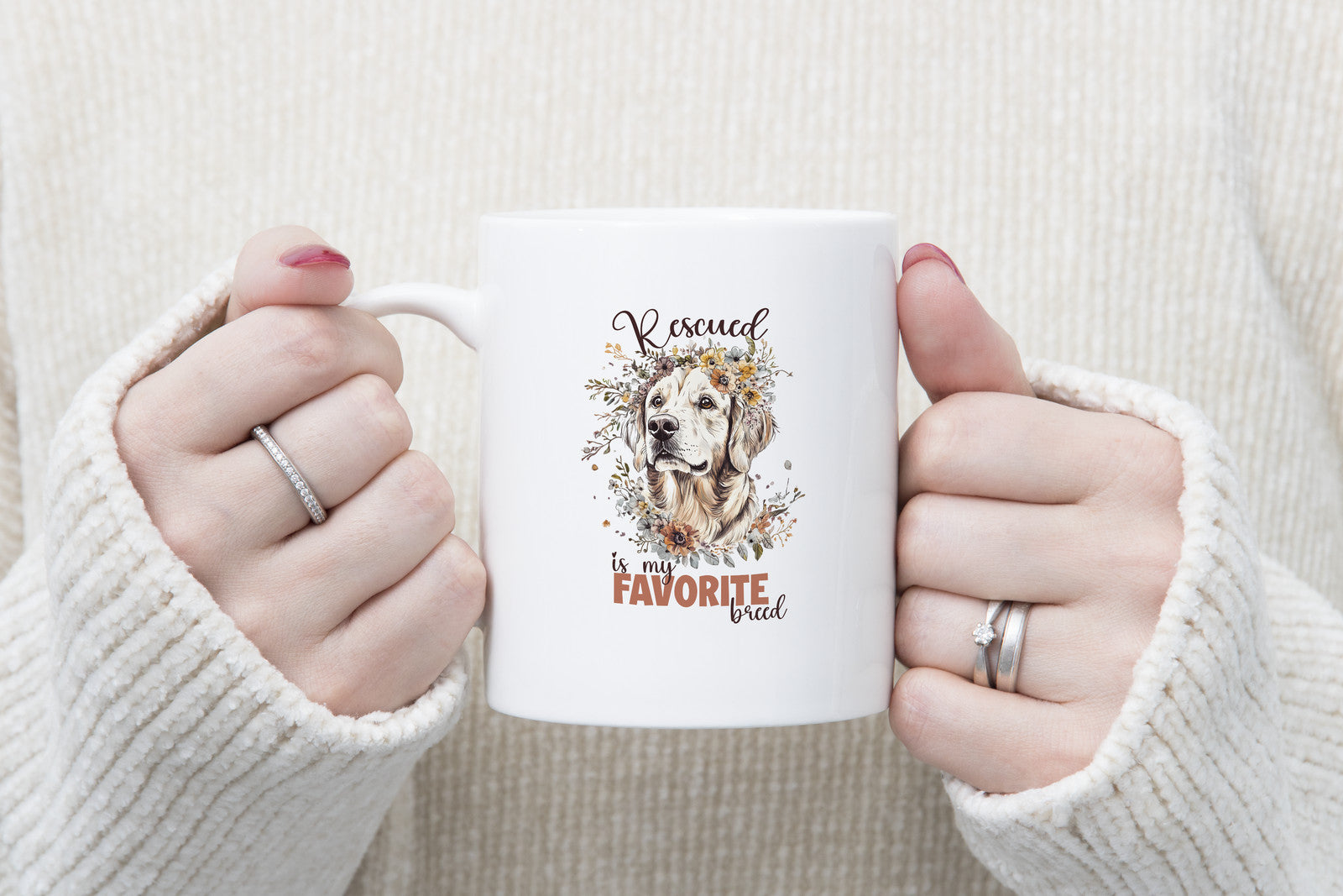 Rescue Dog Novelty Mug Gift Coffee Cup