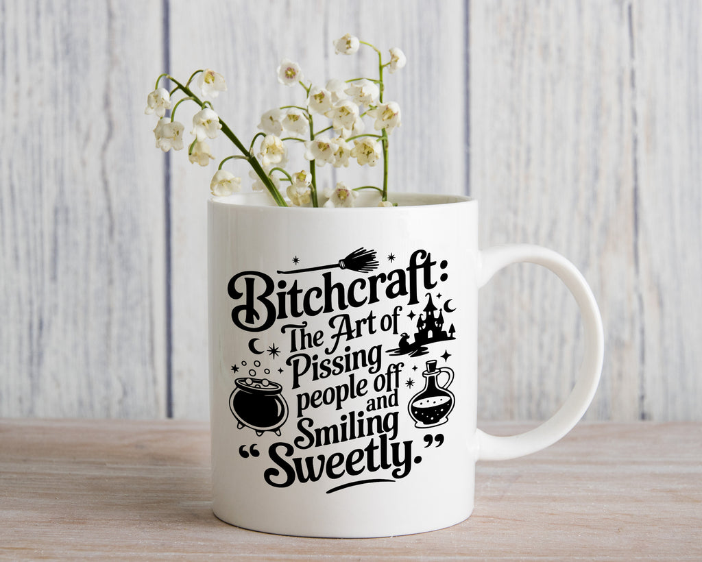 Bitchcraft Funny Novelty Mug Annoying People Coffee Cup