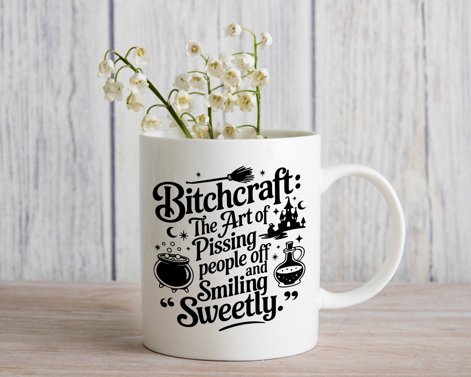 Bitchcraft Funny Novelty Mug Annoying People Coffee Cup
