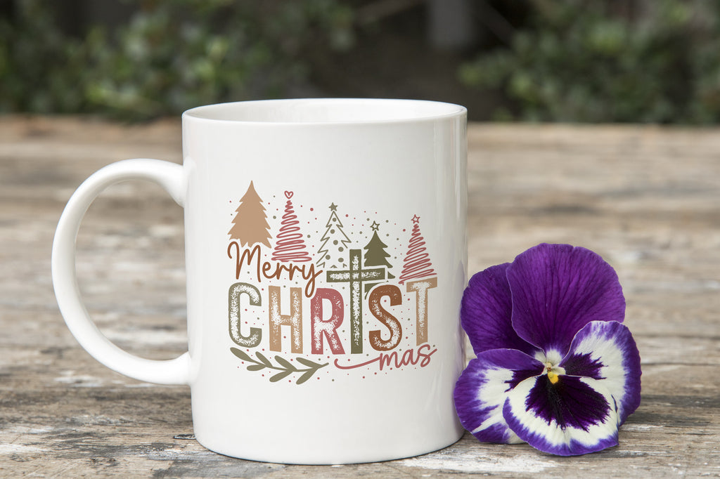 Merry Christmas Novelty Mug Caffeine Tea Cup