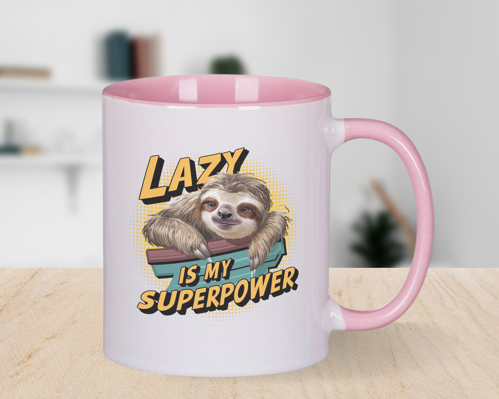 Lazy is my superpower Novelty Mug Sloth Coffee Cup
