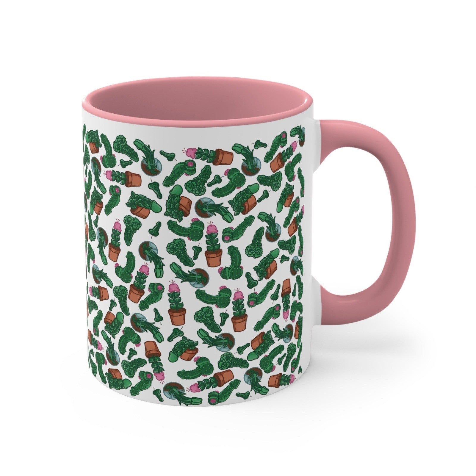 Funny Adult Humour Novelty mug penis Cactus Dick Pic Caffeine Cup