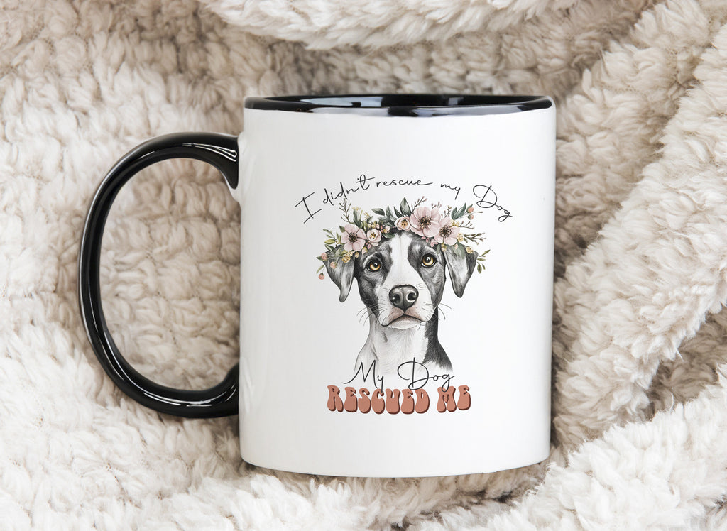 Rescue Dog Novelty Mug Cute Coffee Cup