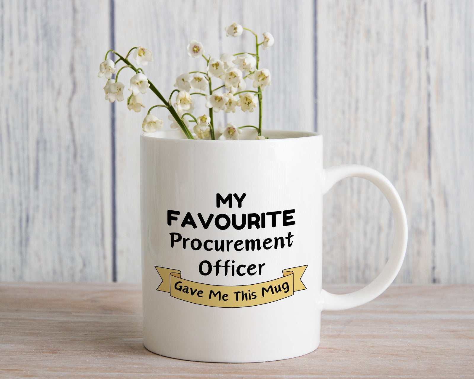 My Favourite Procurement Officer Gave Me this Novelty Mug Gift Coffee Cup