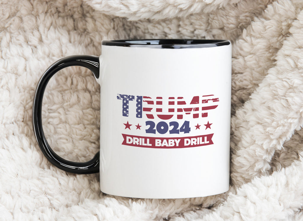 Trump Drill Baby Drill mug vance 2024 coffee cup