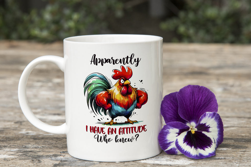 Sarcastic Mug Apparently I have an Attitude Novelty Mug Gift Coffee Cup