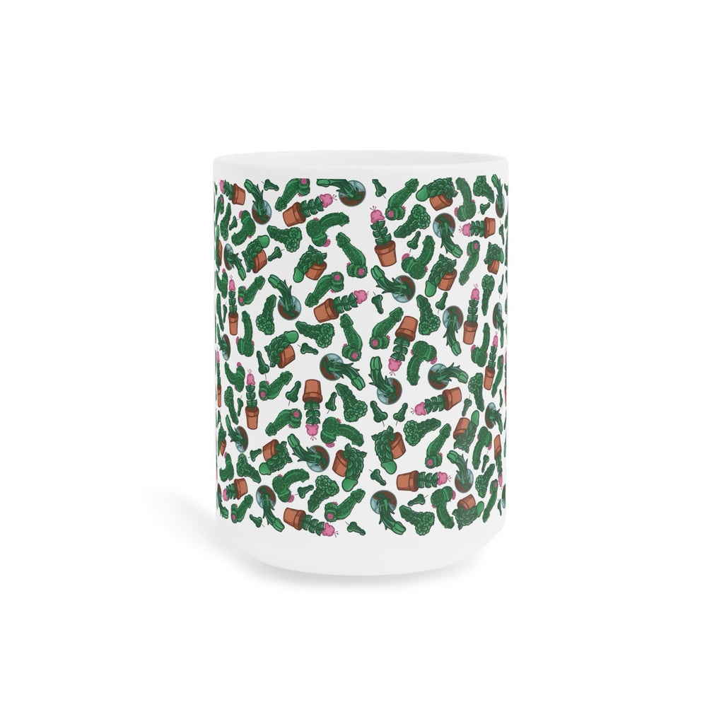 Funny Adult Humour Novelty mug penis Cactus Dick Pic Caffeine Cup