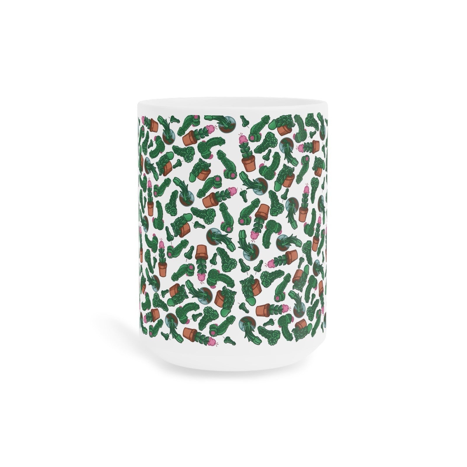 Funny Adult Humour Novelty mug penis Cactus Dick Pic Caffeine Cup