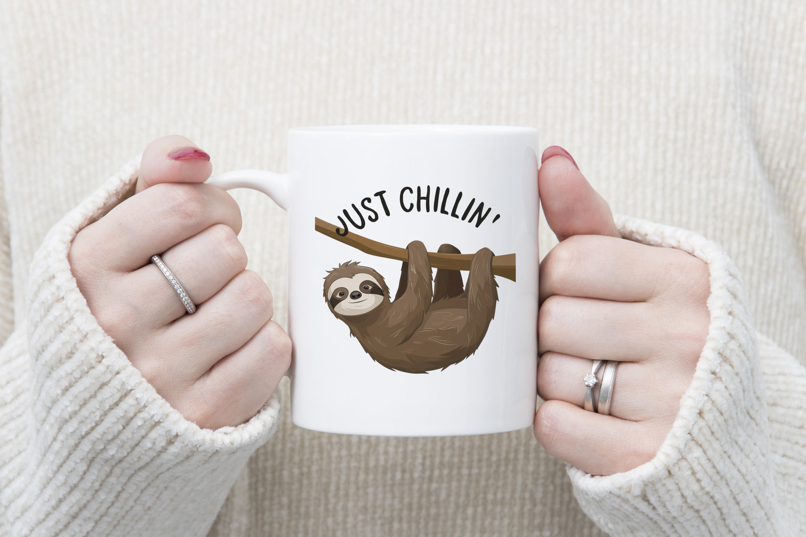 Sloth Novelty Mug Coffee Cup Just Chilling