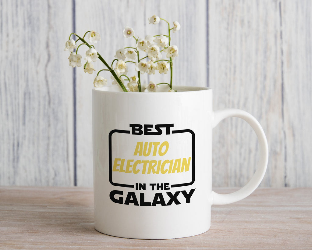 Best in the Galaxy Auto Electrician Novelty Mug Coffee Cup