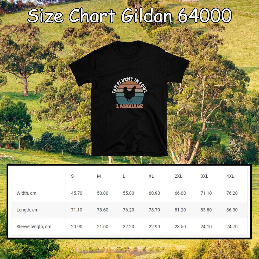 Chicken Owner Funny Fluent in Fowl Language Novelty T-Shirt Black Unisex