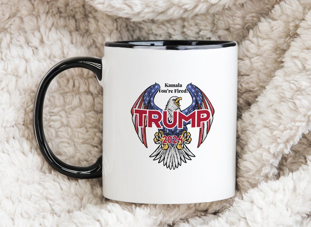 Trump Kamala you're fired mug vance 2024 coffee cup