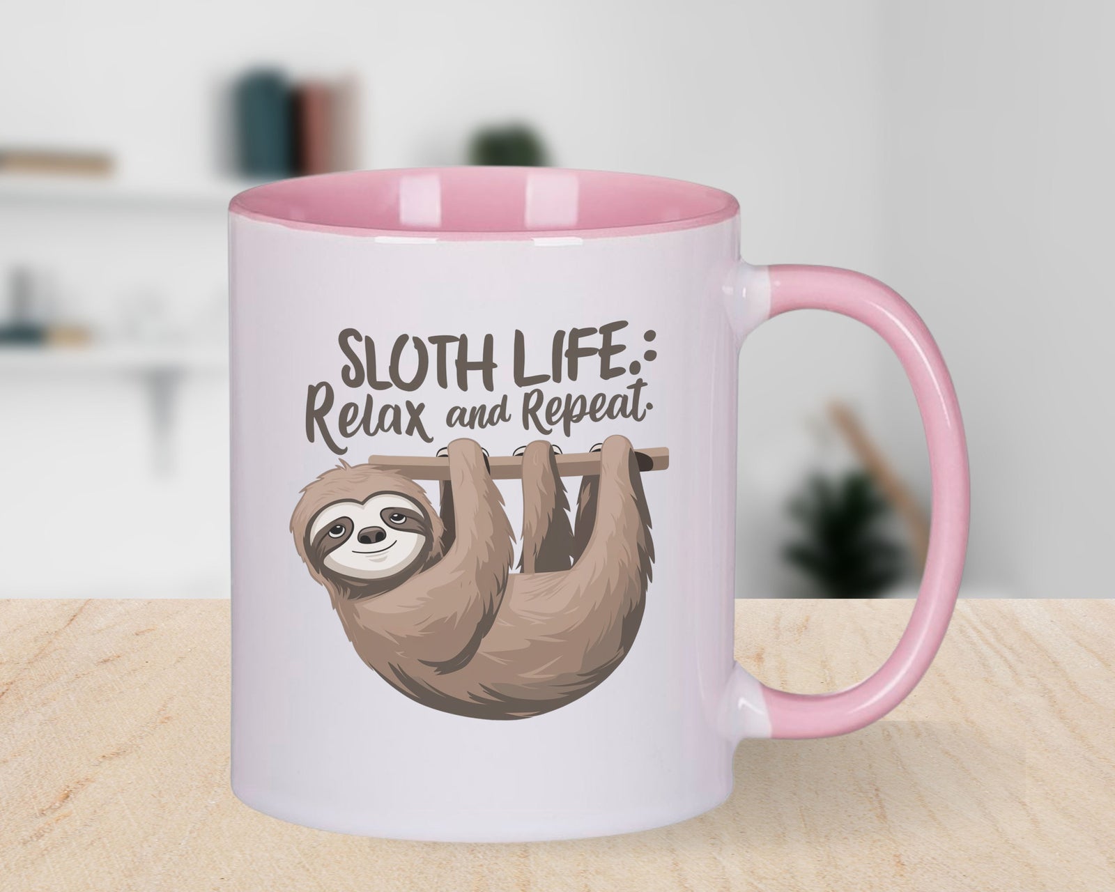 Sloth Novelty Mug Coffee Cup sloth Life Relax and Repeat