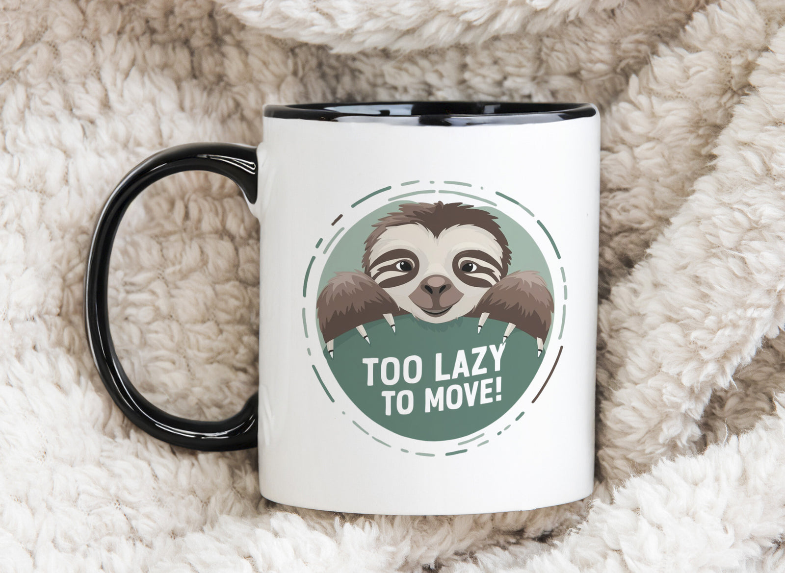 Sloth Novelty Mug Coffee Cup To Lazy to Move