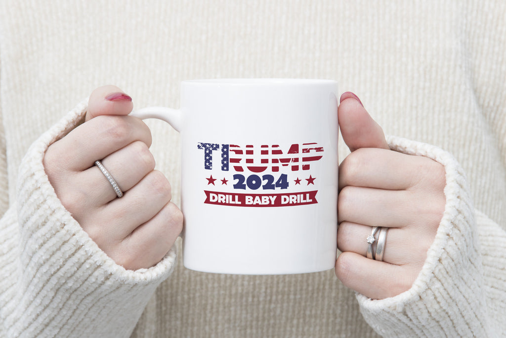 Trump Drill Baby Drill mug vance 2024 coffee cup