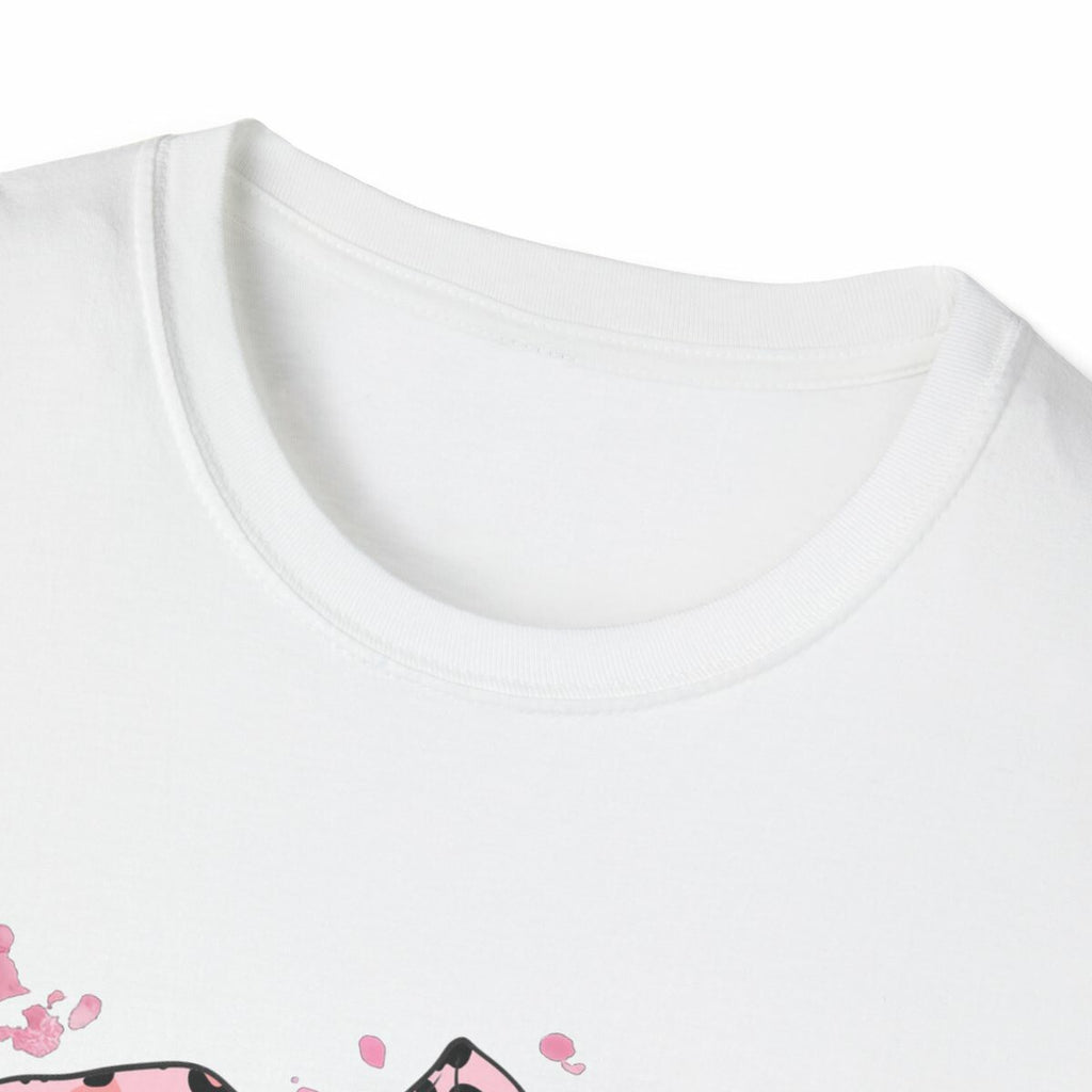 Love Highland Coo unisex t-shirt White Valentine's Day Cow Tee