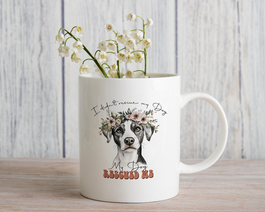 Rescue Dog Novelty Mug Cute Coffee Cup