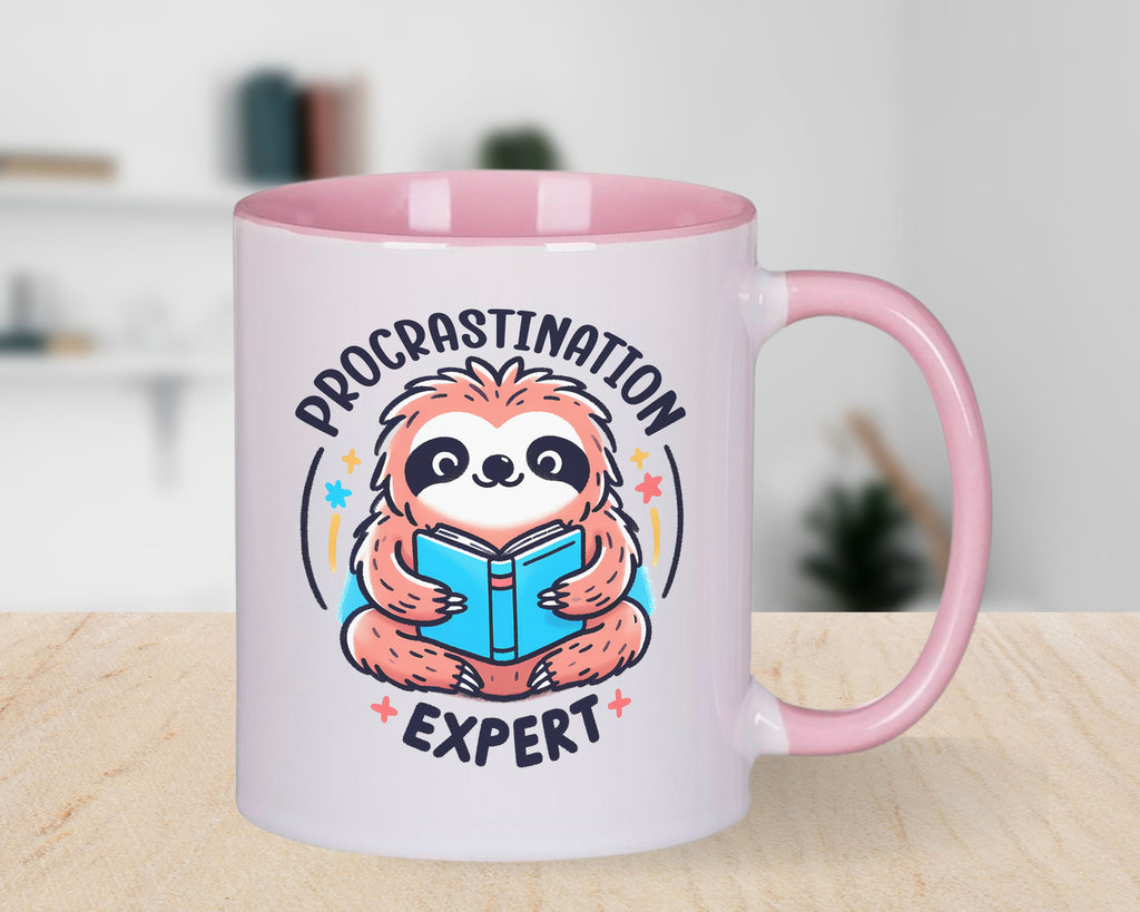 Sloth Mug Procrastination Expert Coffee Novelty Cup