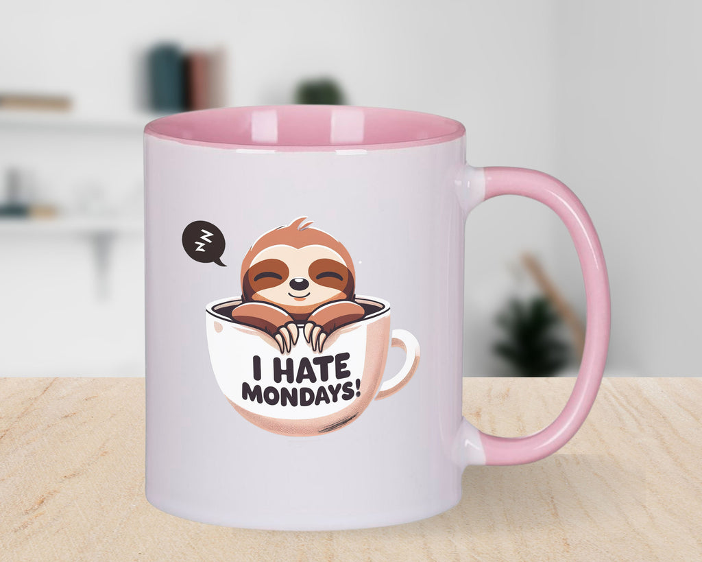 Sloth I Hate Mondays Novelty Mug Coffee Cup