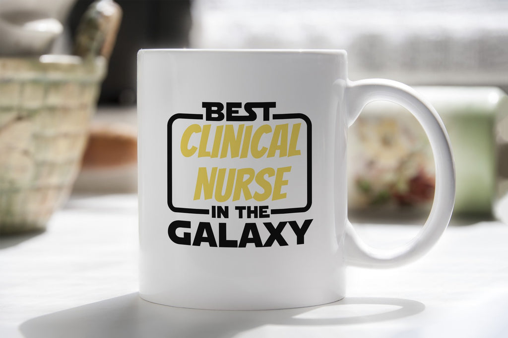 Best in the Galaxy Clinical Nurse Novelty Mug Registered Nurse Cup