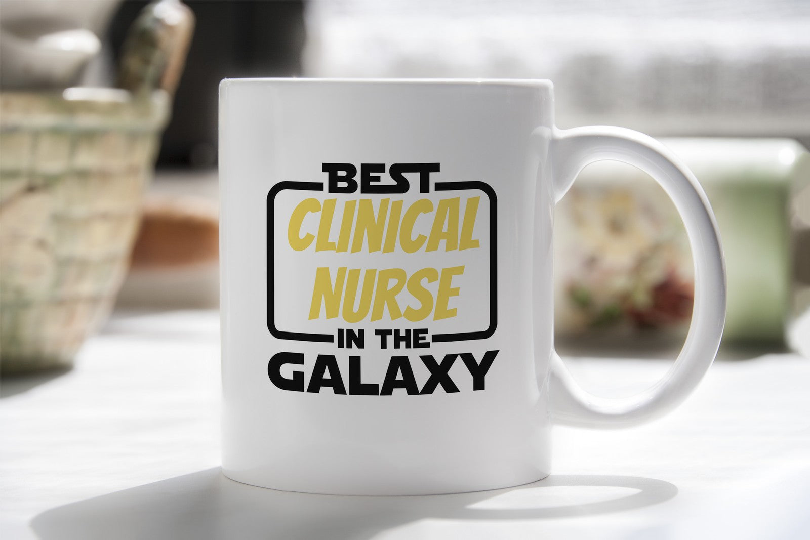 Best in the Galaxy Clinical Nurse Novelty Mug Registered Nurse Cup