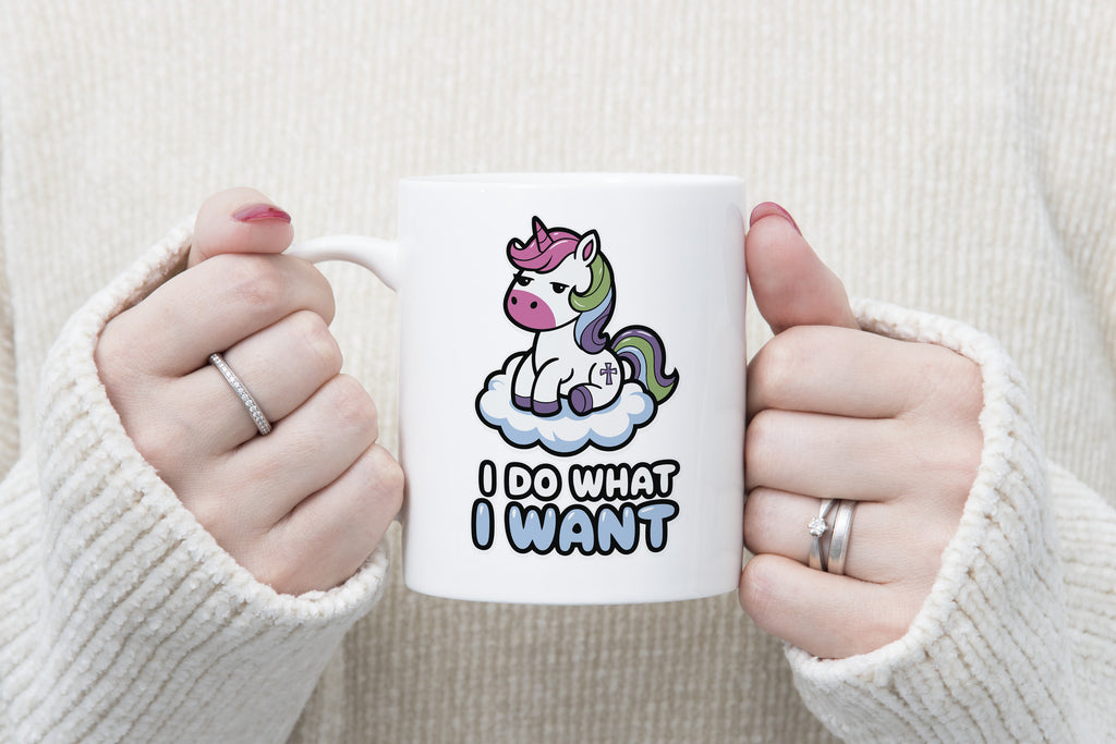 I Do What I Want Unicorn Novelty Mug Coffee Cup