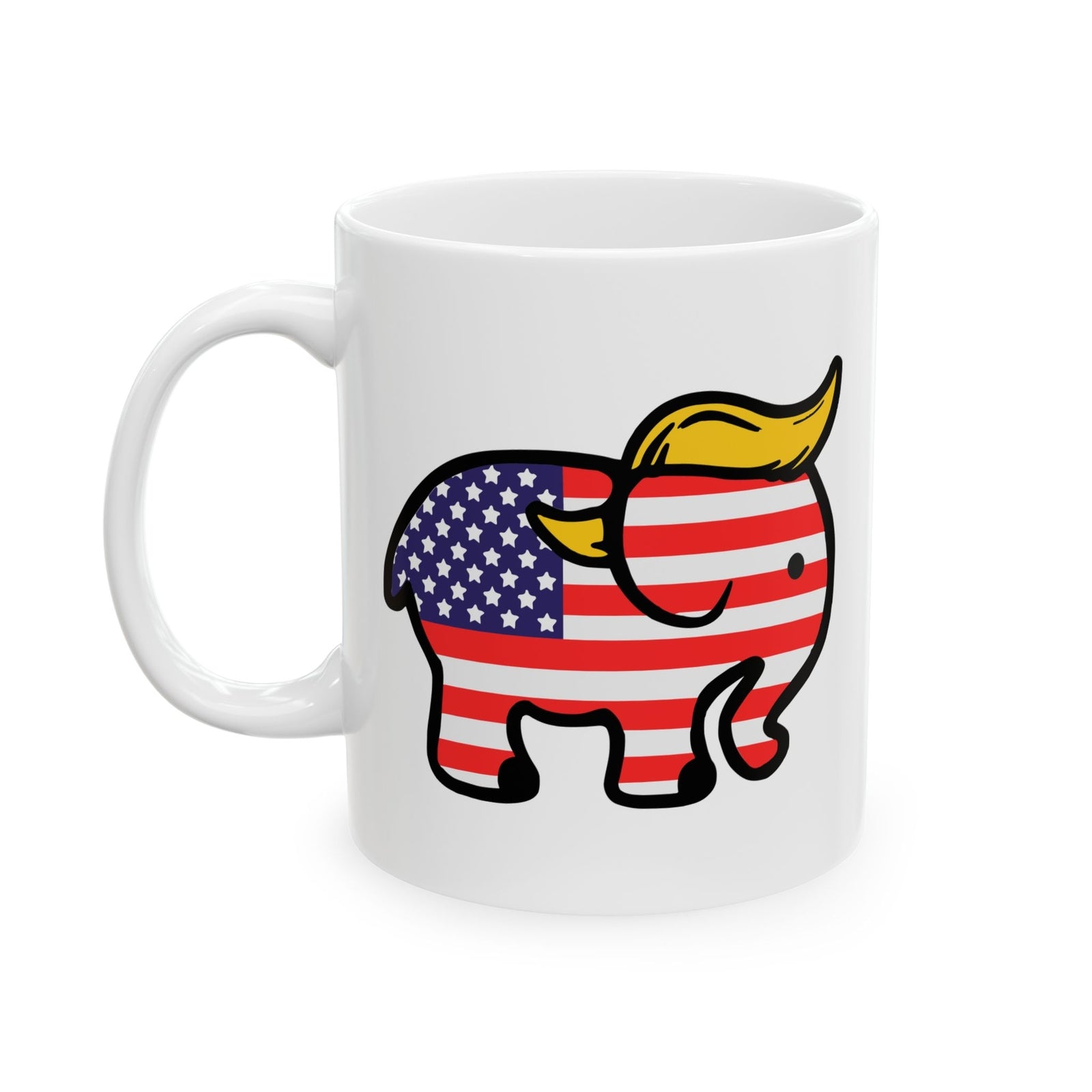 Trump Vance 2024 Republican Elephant Novelty Mug Coffee Cup